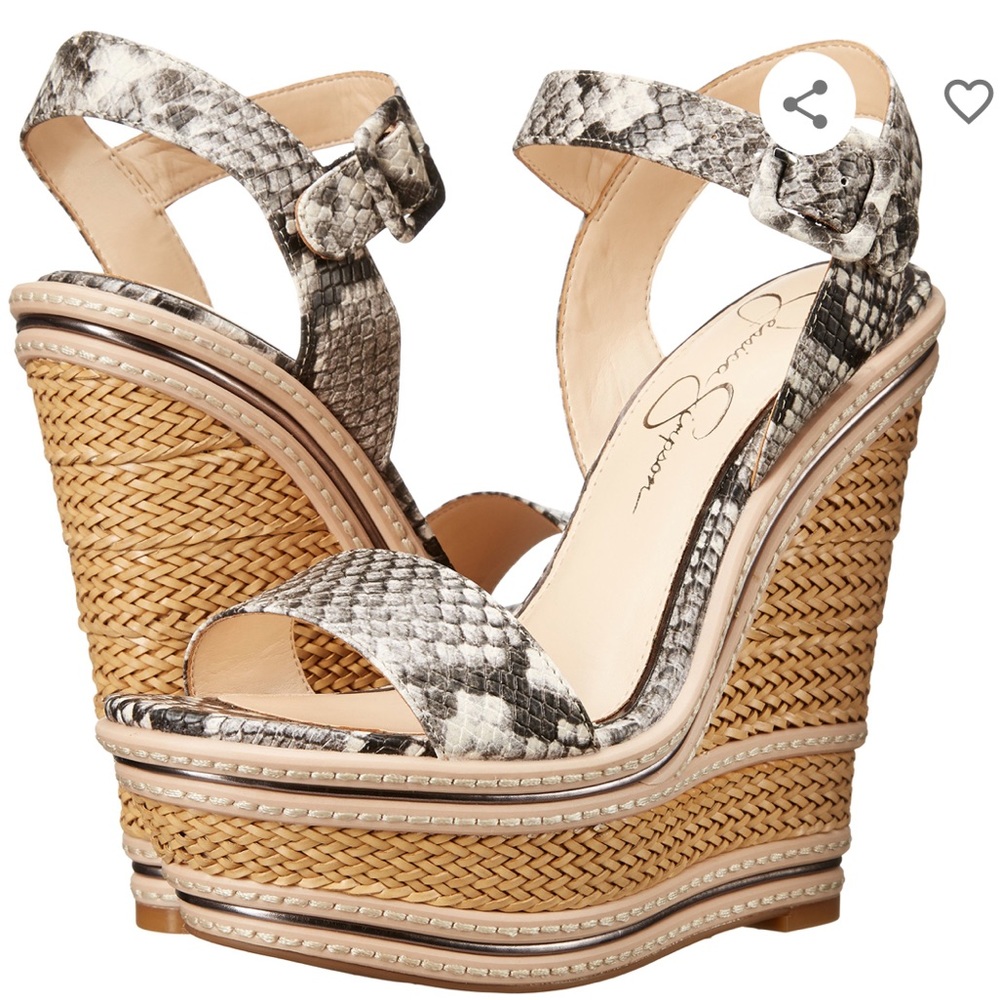 New Jessica Simpson Women's AYALA Wedge Sandal